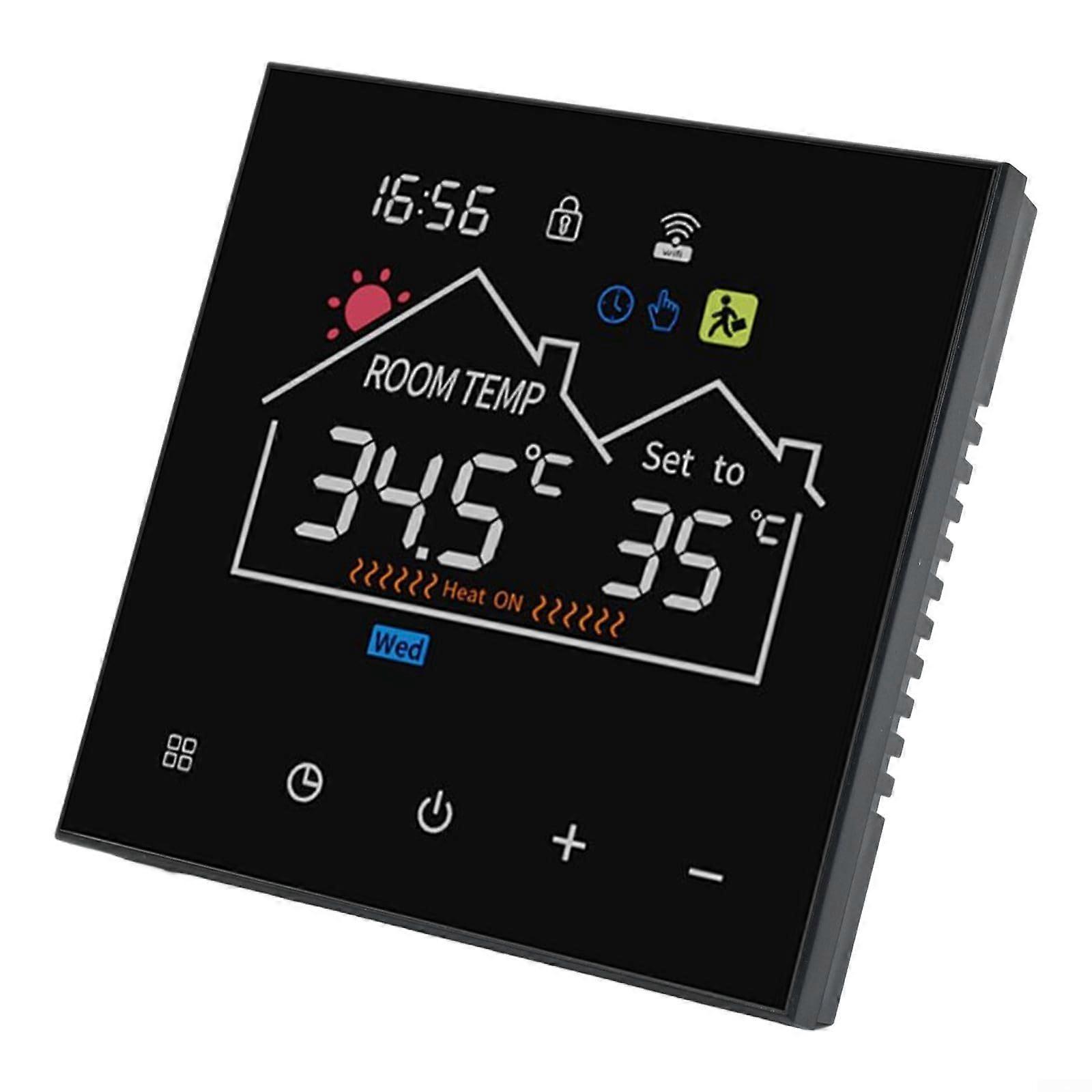 WiFi Smart Thermostat for Electric Heating 16A Programmable Digital Room Control with App