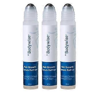 1/2/3x Be Bodywise Hair Growth Serum Roll On - 3% Rosemary, 3% Redensyl & 2% - (25ml) New Arrival