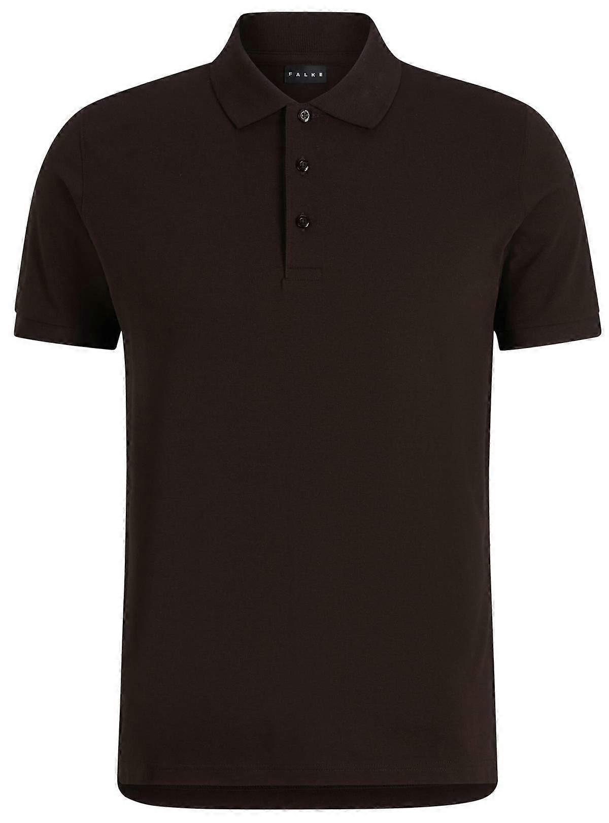 Falke Pima Piqu  Polo Shirt - Brown