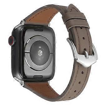 For Apple Watch Series 11 10 42mm/9 8 7 41mm/SE3 SE2 SE 6 5 4 40mm/3 2 1 38mm Genuine Leather Anti-W