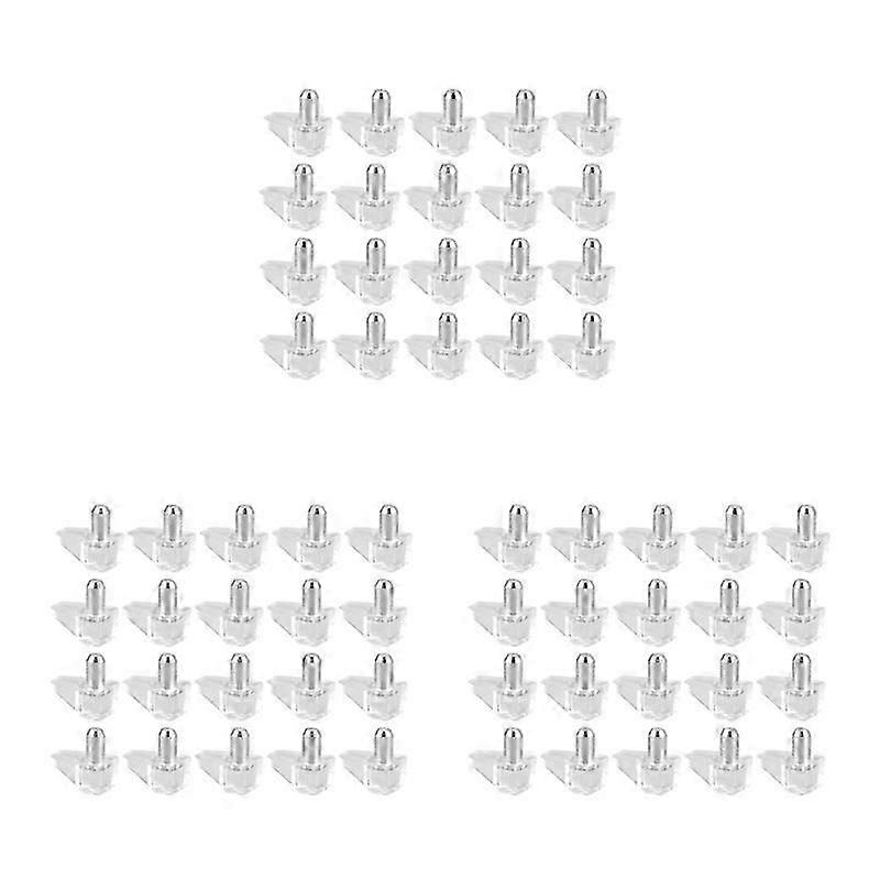 5 Mm Pin Shelf Support Shelf Studs Strong Support 60 Pcs Transparent