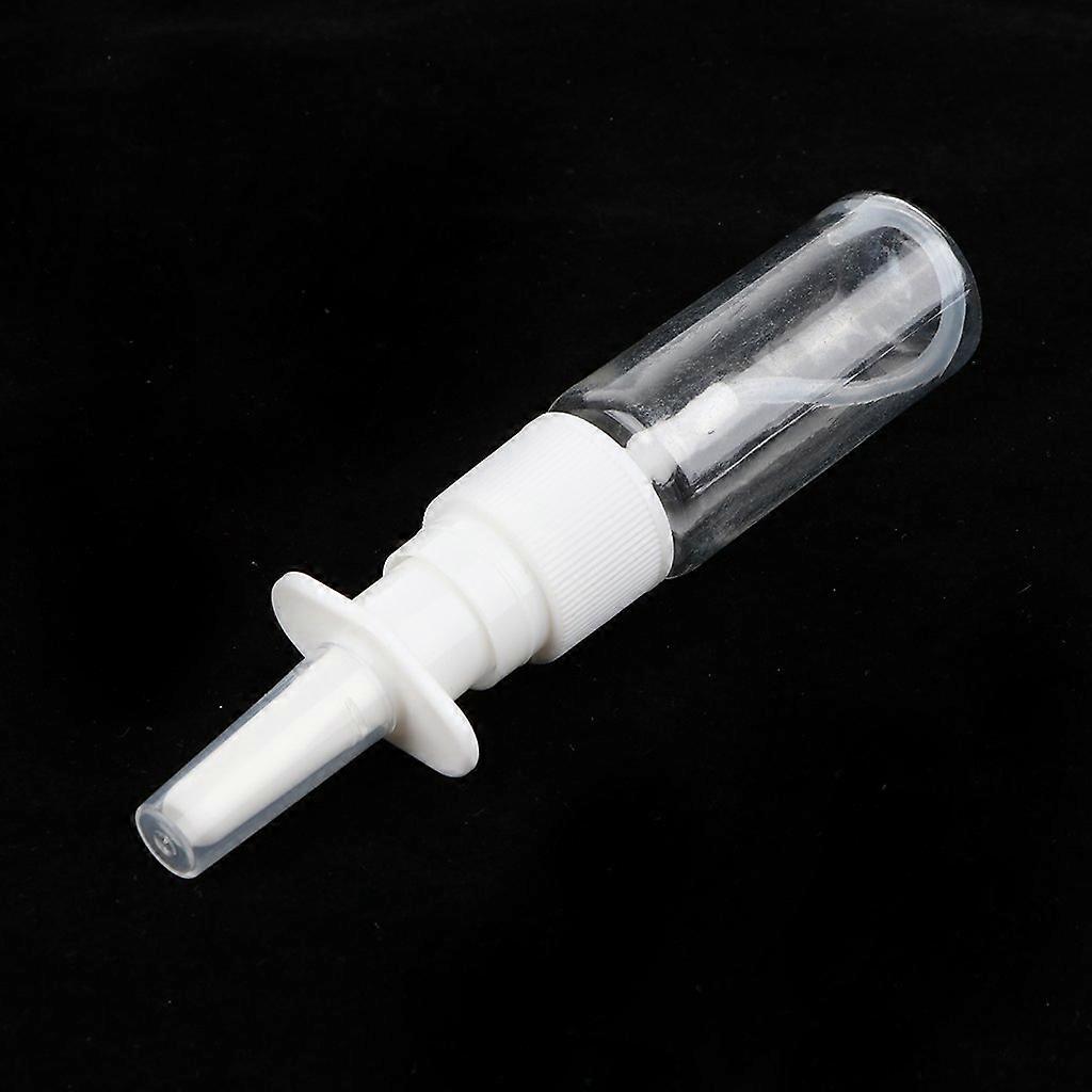 20 Pack 15ml Refillable Nasal Spray Bottles with Fine Mist Dispensing and Clear Protective Cap