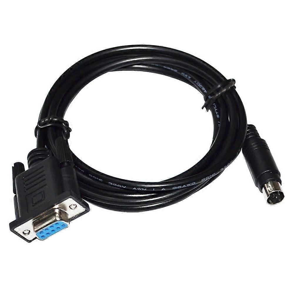 DB9 to Mini DIN 6P PLC Programming Cable 1.8m for LS LG K10S1 PlugandPlay Secure Connection
