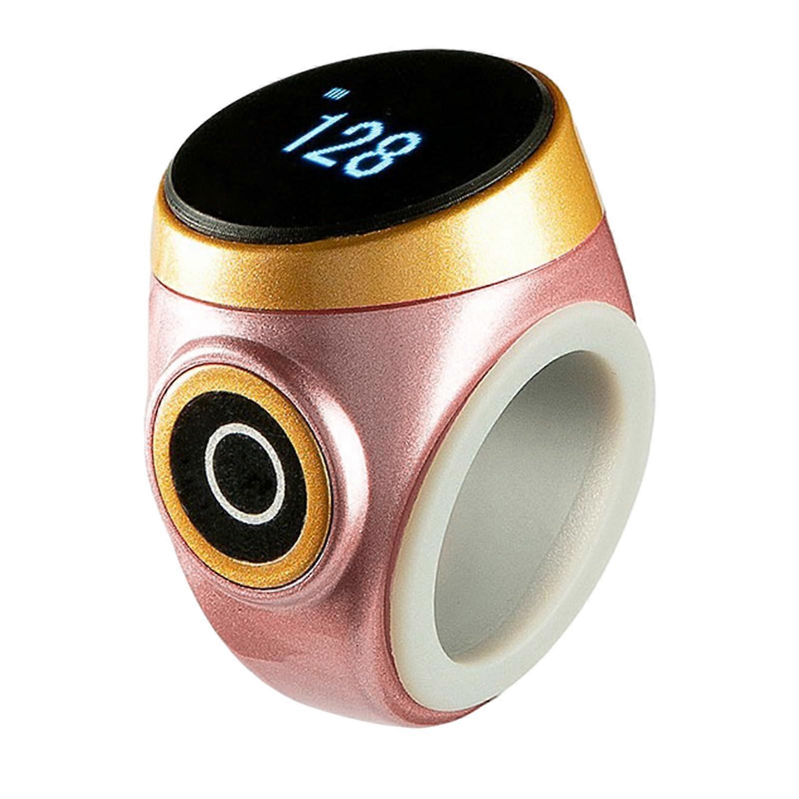 Digital Finger Counter with Prayer Time Reminder Smart Tasbeeh Ring Easy OneButton Control