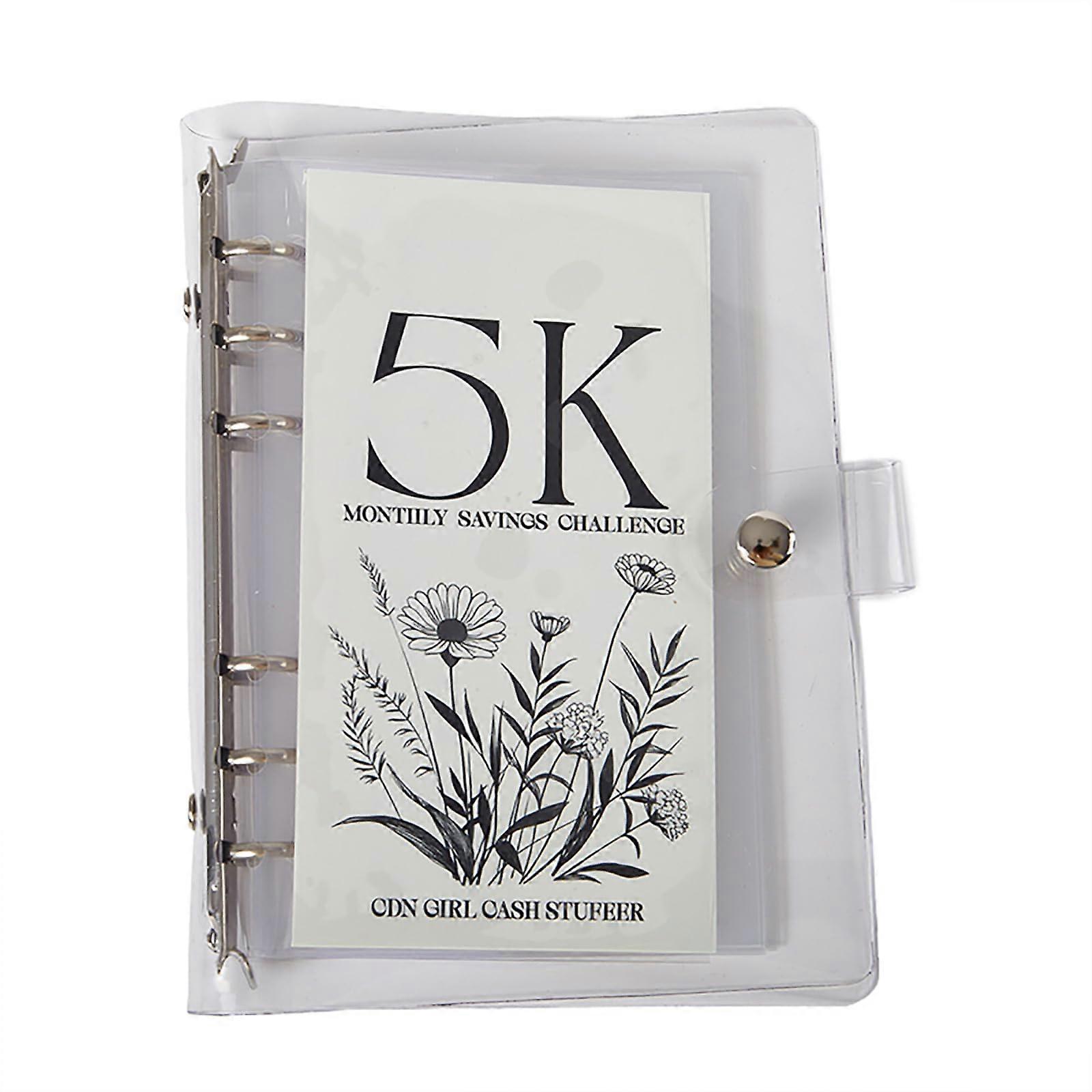 Cash Envelope Saving Challenge Binder 2500 Compartment Money Saving Organizer for Budgeting