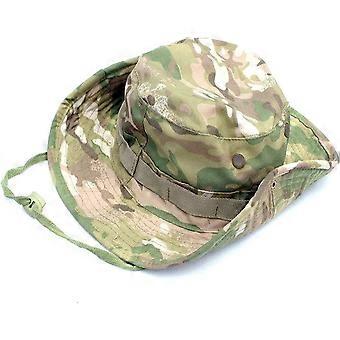 Bredbrättad sommarsolhatt hinkhatt