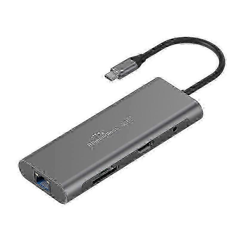 Blueendless 9 In 1 Multi-function Type-C / USB-C HUB Expansion Dock