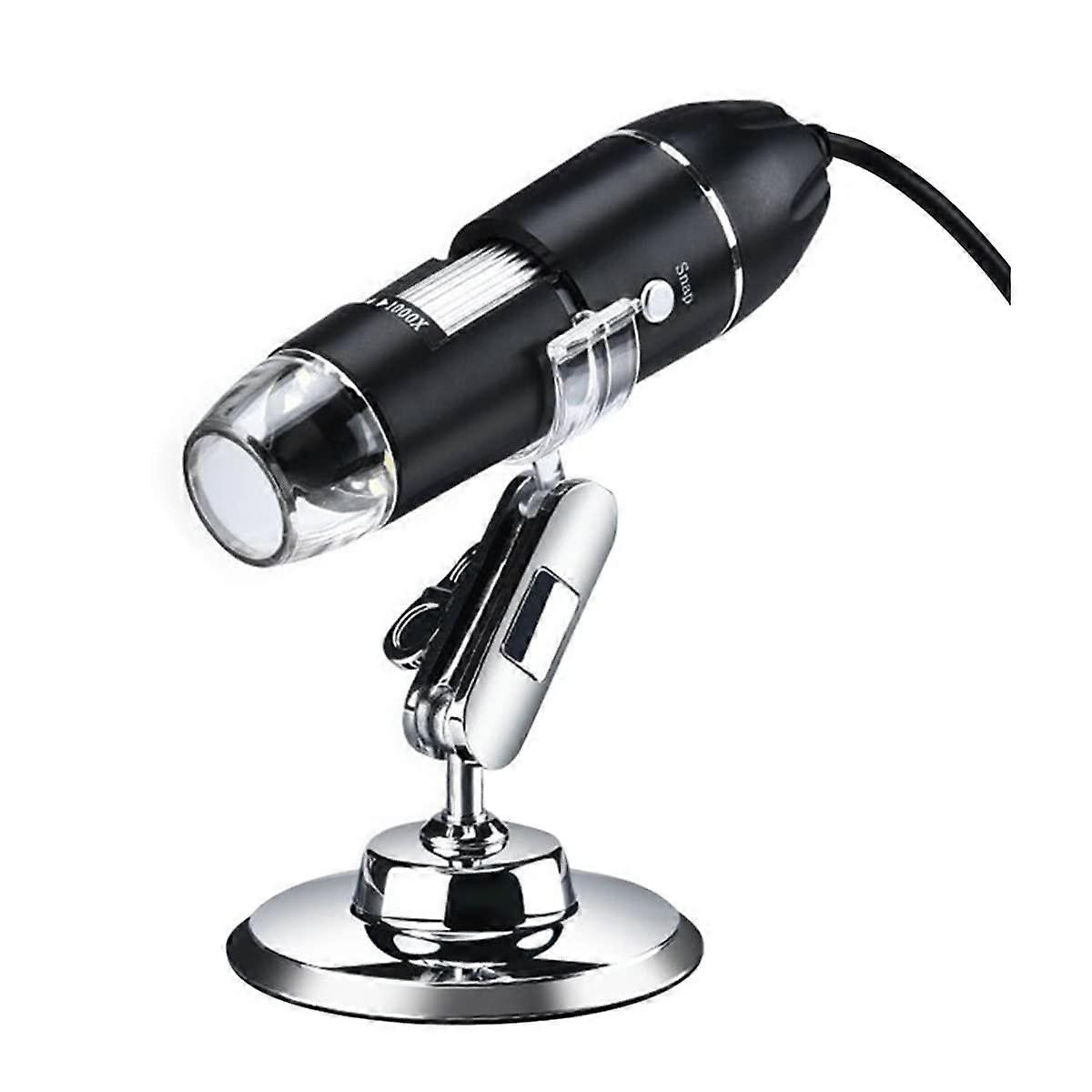 1600X USB Digital Microscope with Adjustable LED Light for Electronics Coins and Stamps