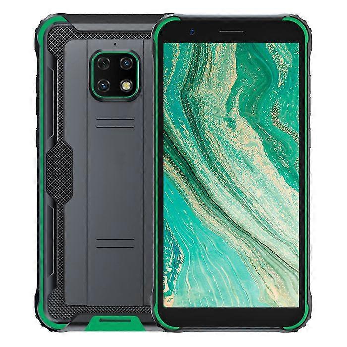 Smartphone robusto de 5,7 polegadas, resistente a impactos, Android 11, à prova d'água IP68, 16 GB de ROM, verde YONIS
