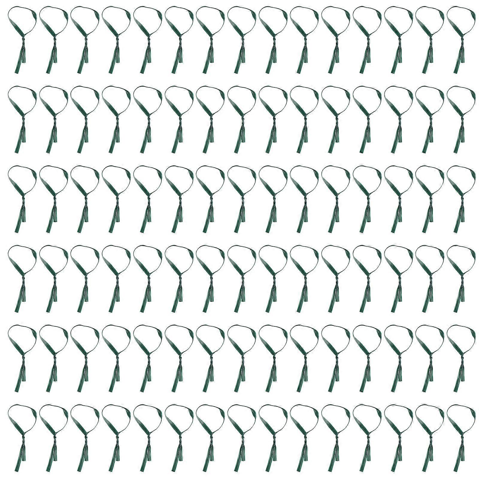 Gardening Tree Cable Ties for Climbing Plants 500Pcs Green Plastic Cable Ties