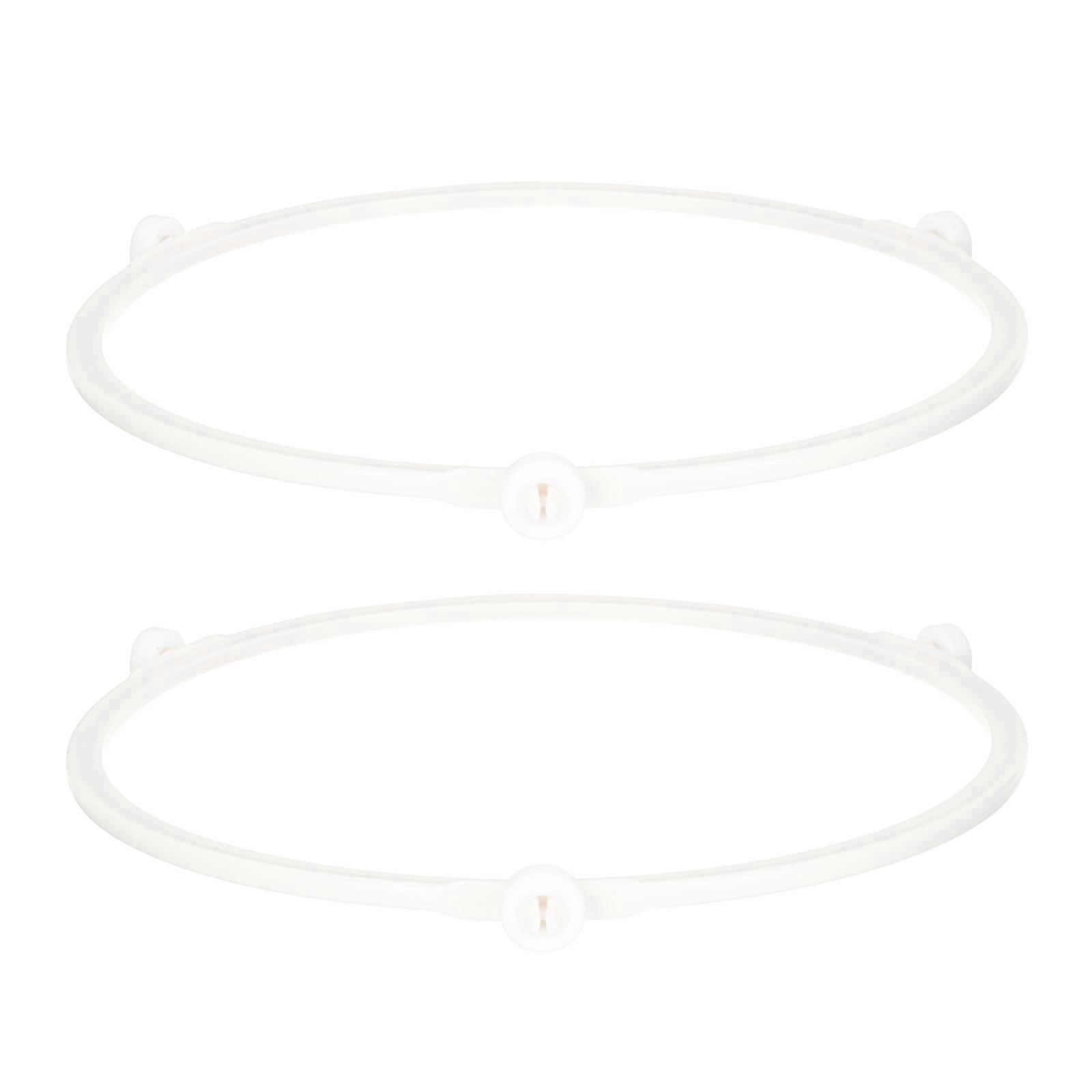 Microwave Tray Ring Turntable Plate Rollers Kitchen Use Diameter 18.9cm Material 2Pcs