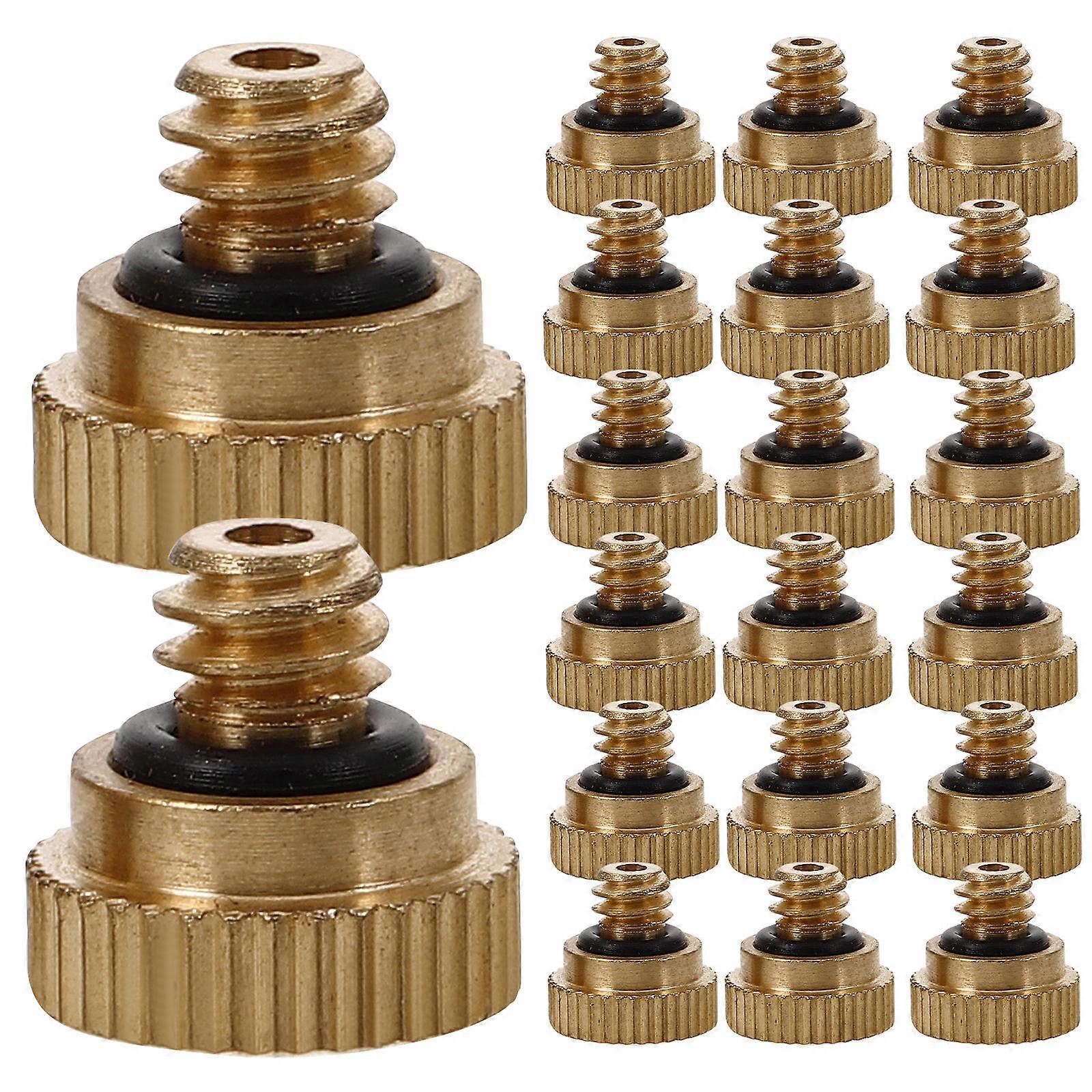 Golden Brass Atomizing Nozzle for Water Misting System 90Pcs Set