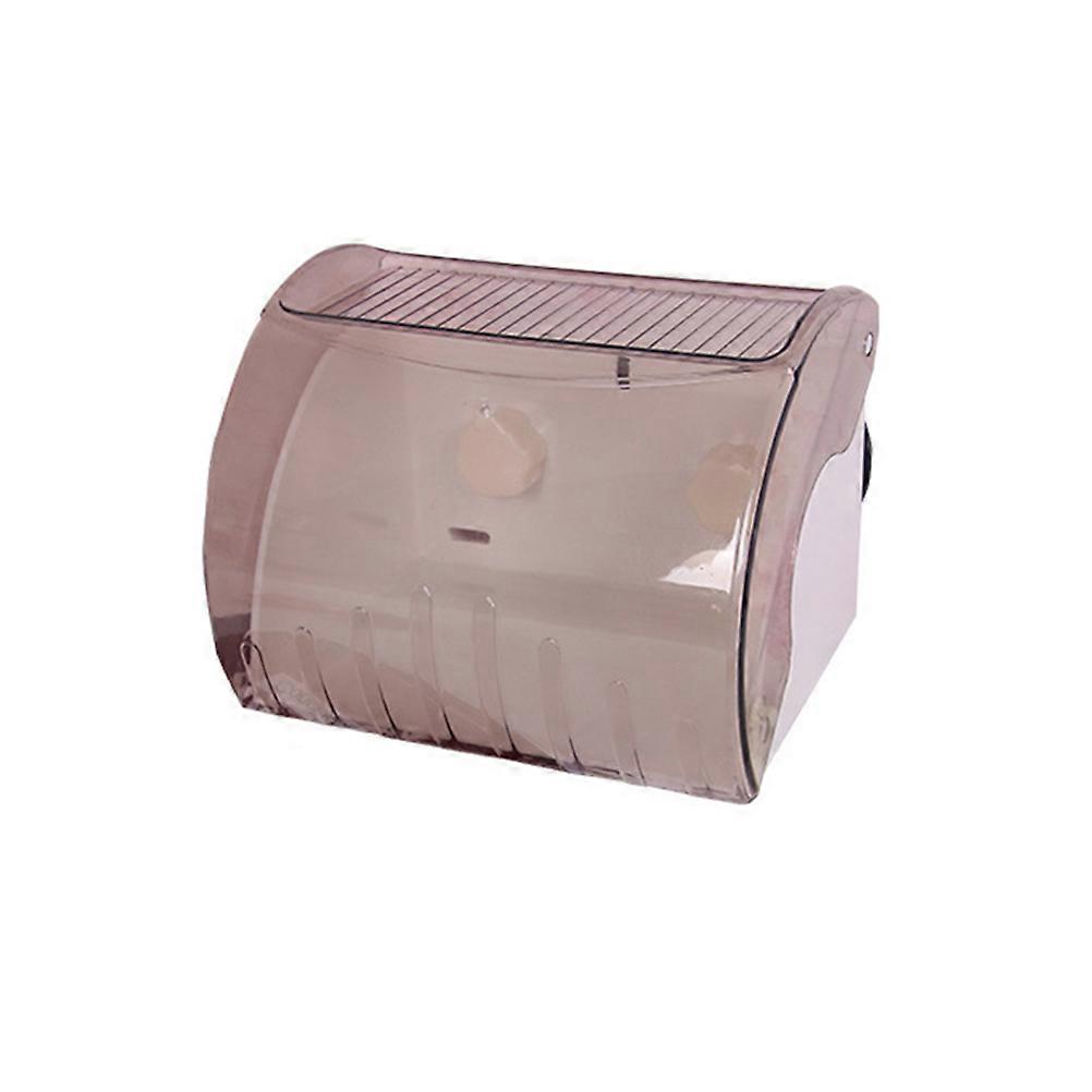 Tissue Roll Holder Bathroom Rectangular Shape 17.5x14x13.5cm Waterproof Storage 1Pack