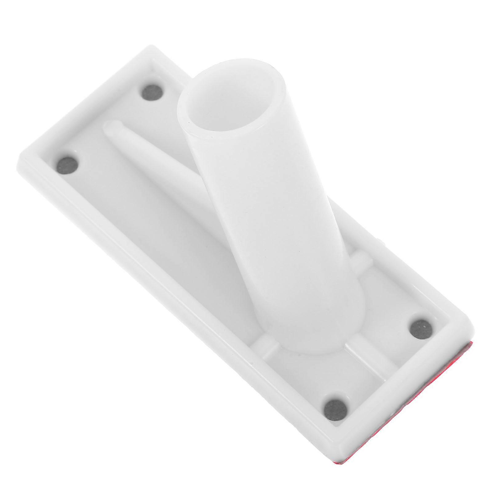 Adhesive Flag Bracket Mount Portable Plastic Flag Pole Bracket Wall Mountable For Outdoor Display 1Pack