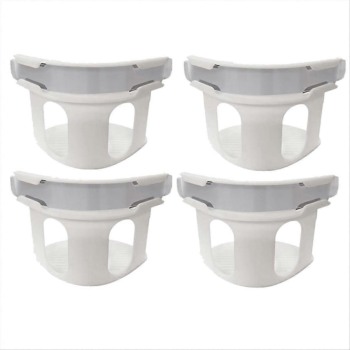 4 Pack Lock Sheet Holders, Bed Sheet Holder White