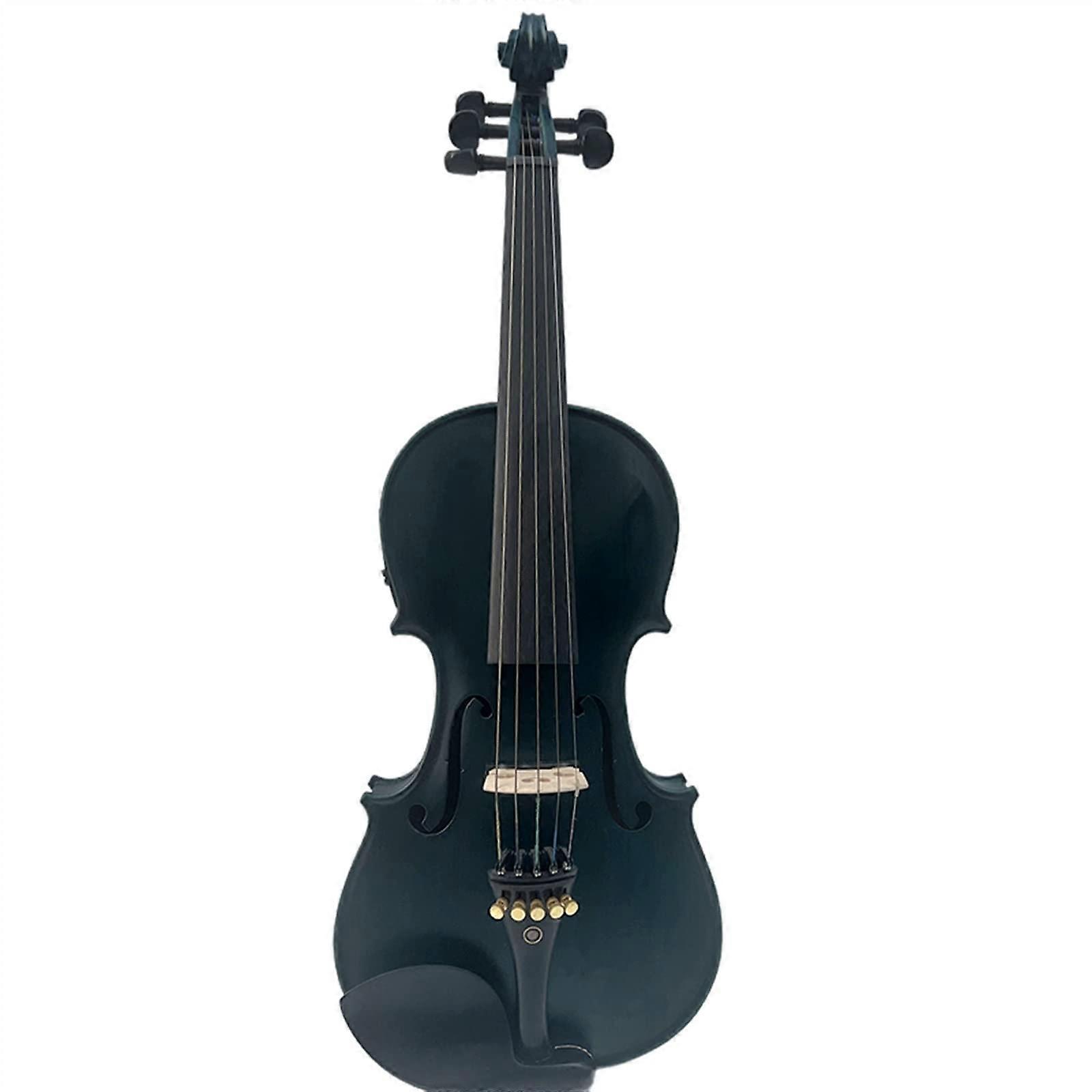 5 String Electric Acoustic Violin 4/4 Handmade Maple Full Size Extended Range