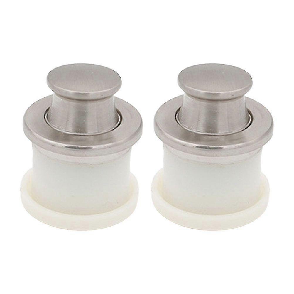 2pcs Practical Zinc Alloy Embedded Furniture Handles Knobs Telescopic Spring Drawer Knobs
