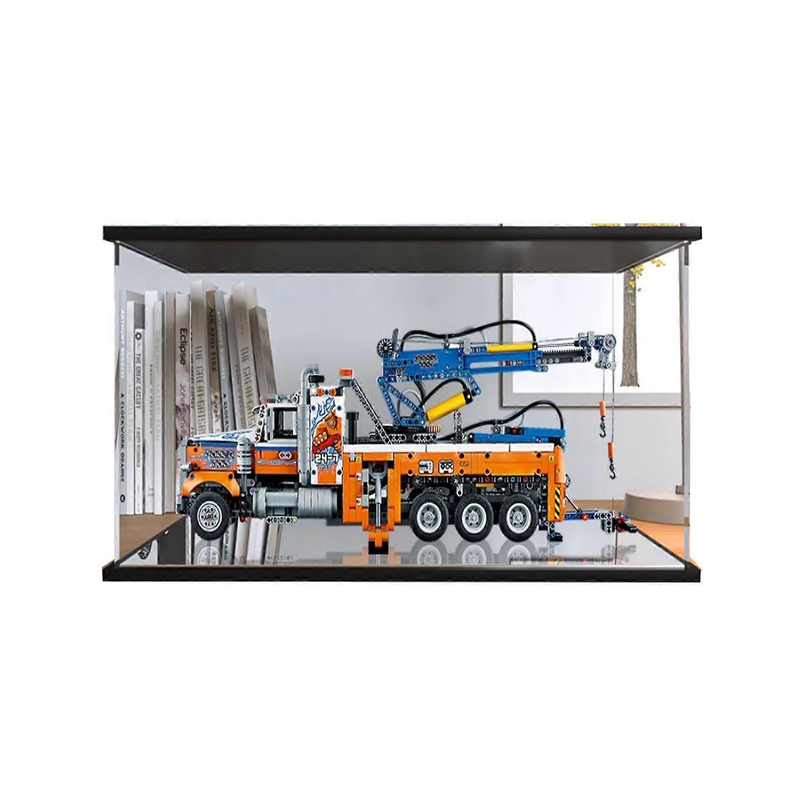 Acrylic Display Case for  Technic 42128 with Door, Dustproof Clear Protective Enclosure