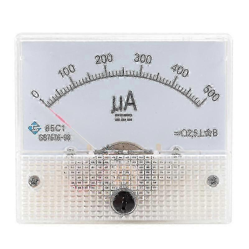 Mechanical Pointer Type Ammeter Dc Analog Current Meter Panel Amp Gauge