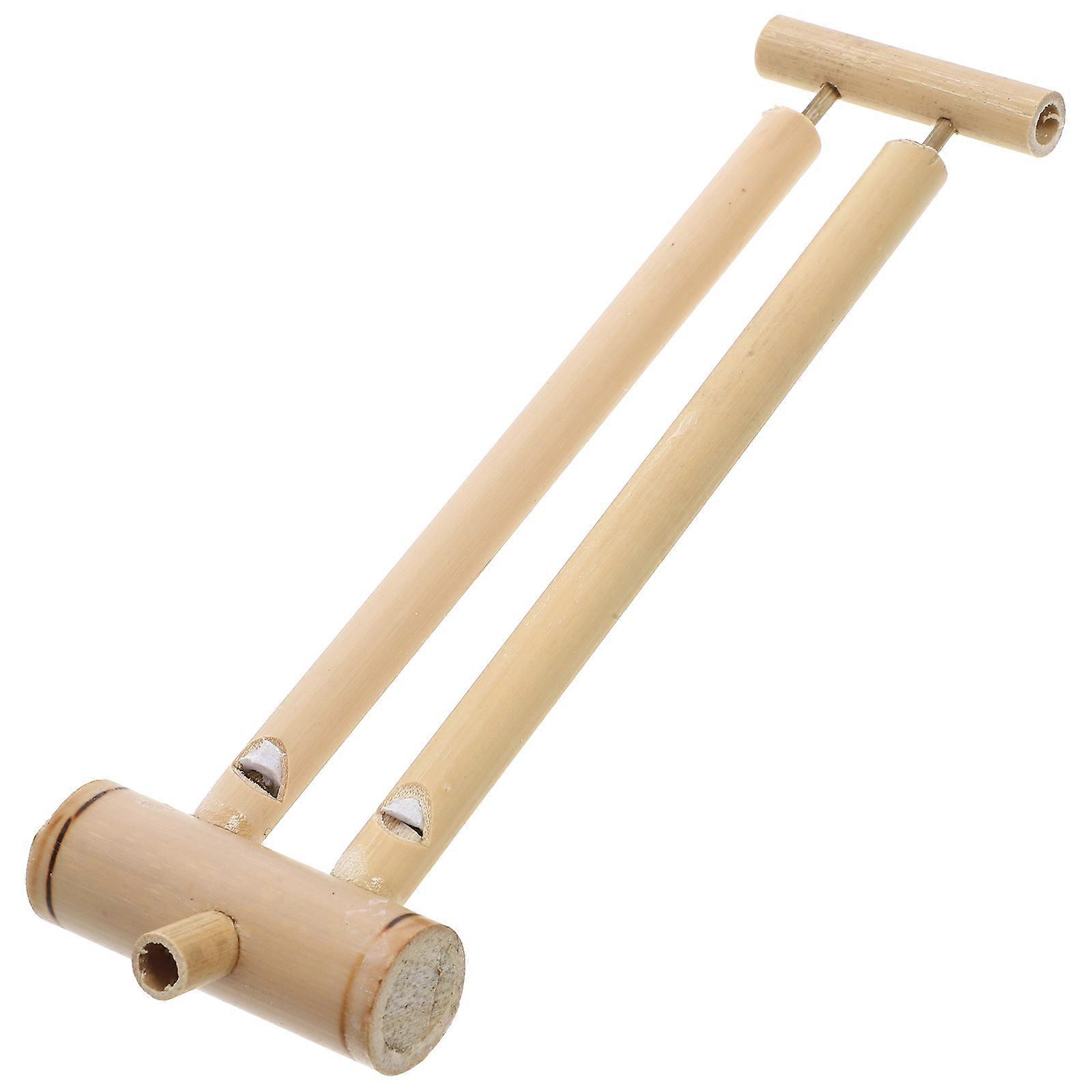 Bambuinen lintupilli, liukupilli leikkikäyttöön, beige