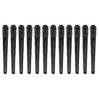 SHVY - Conjunto de 12 Grampos de Cabelo para Salão de Beleza e Barbearia, Presilhas para Dividir o Cabelo, Acessórios para Pentear Cabelo