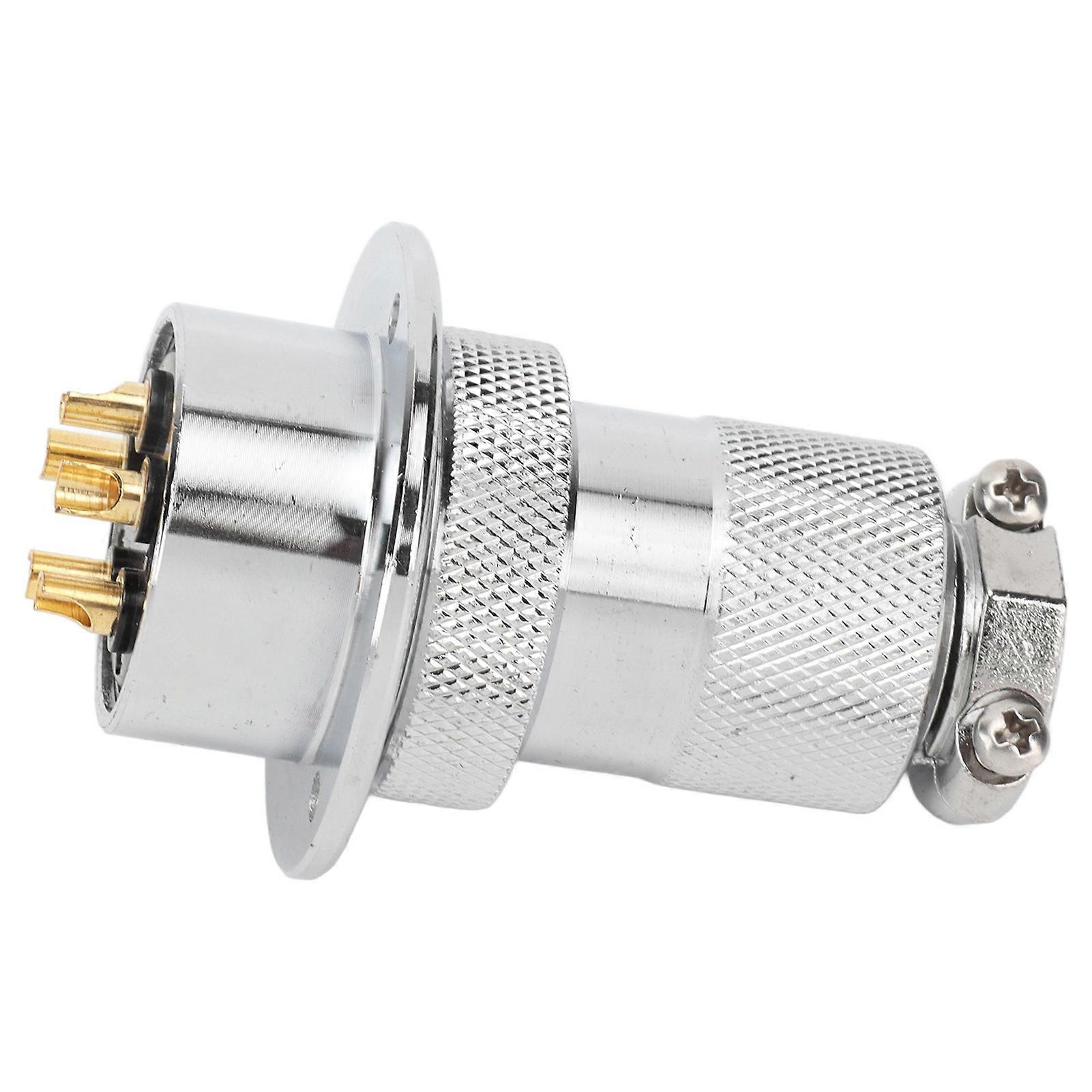 Aviation Plug Socket Connector 30mm Electrical Power Adapter for Machine Equipment 5 Pin