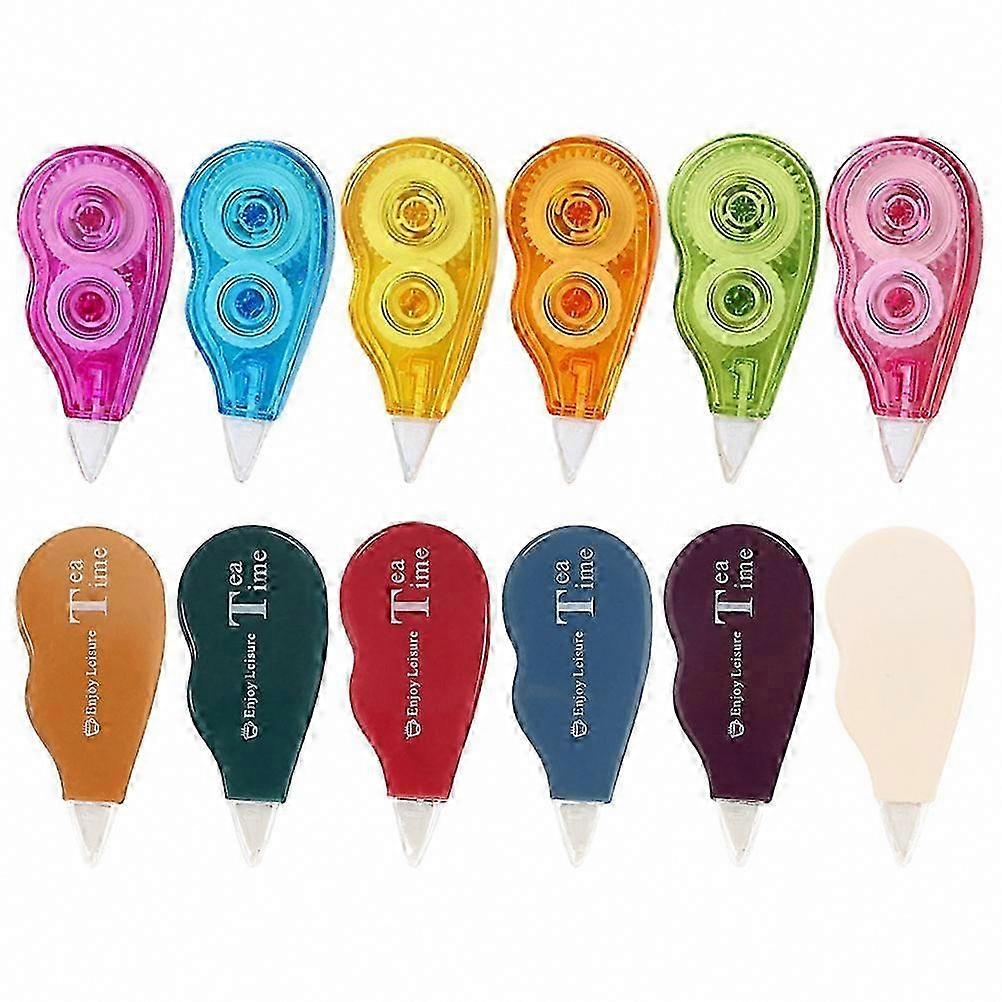 Classroom Correction Tapes for Students, 12-Pack Plastic Correction Tools for School Use