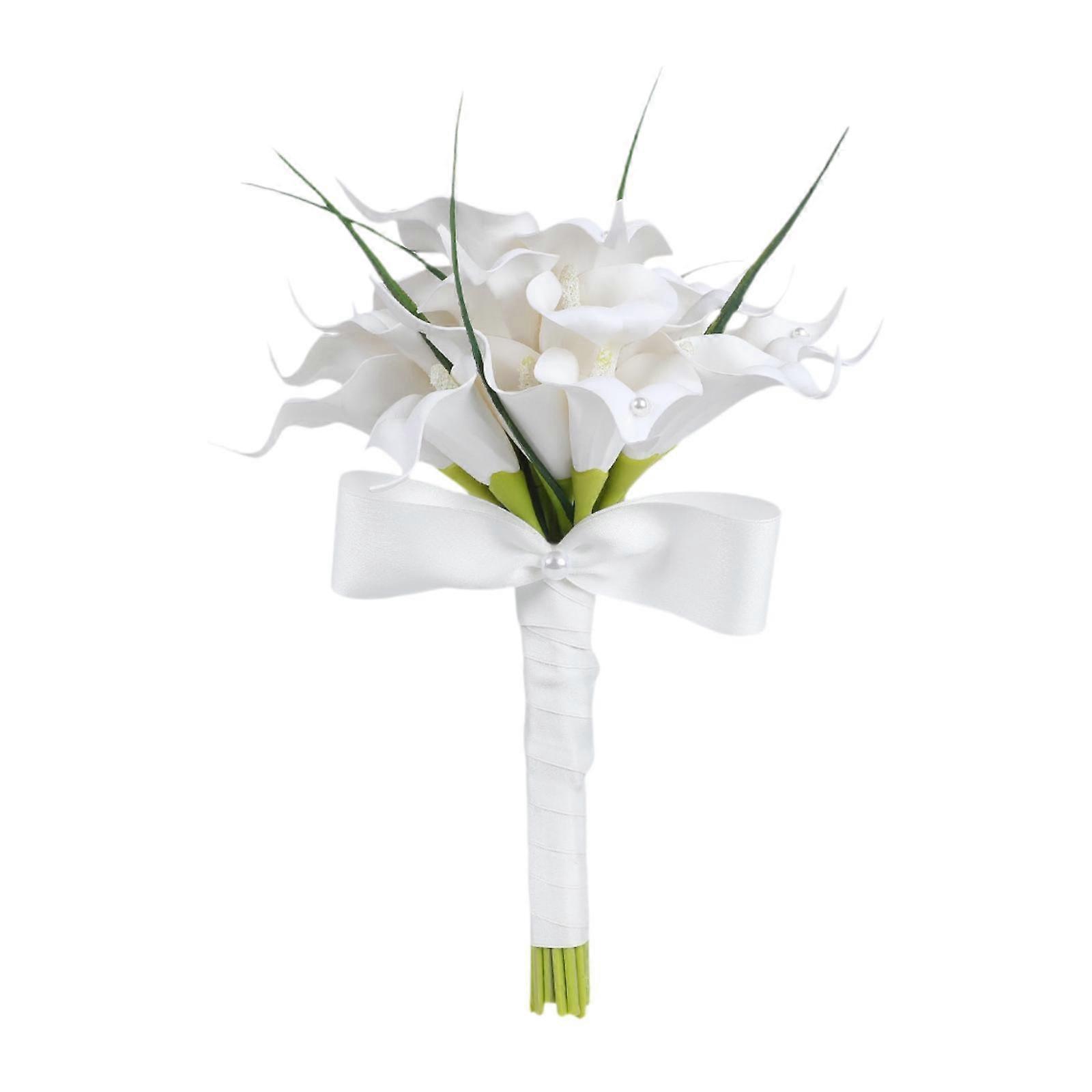 Bride Artificial Bouquet Simulation Elegant Romantic Decorative Wedding