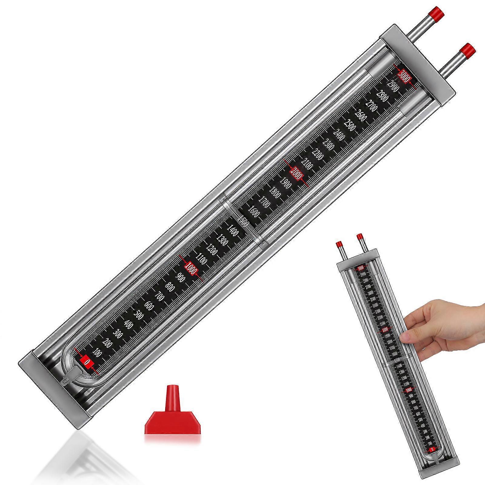 Vakuumrörstestare Differenstrycksmätare U-rörsmanometer Tryckmätare Tillbehör
