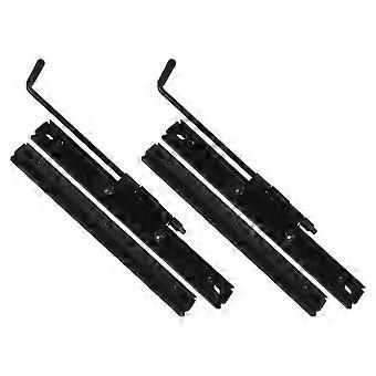 2 paires de sièges coulissants ensemble de pistes Kit de piste de montage de siège Curseur de siège universel pour Go Kart Siège baquet Utv tout-terrain à quatre roues et siège de course