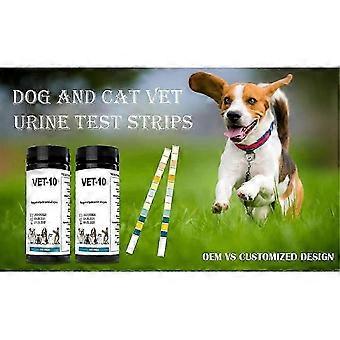 Strisce per test urinari per animali domestici Hot 2026, 100 test dei parametri di analisi delle urine per cani, gatti, veterinari, test accurati per V