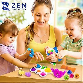 50 Pcs Fidget Toy Pack - Sensory Party Favors for Kids, Stress Relief, ADHD & Autism Support, Great for Rewards & Gifts