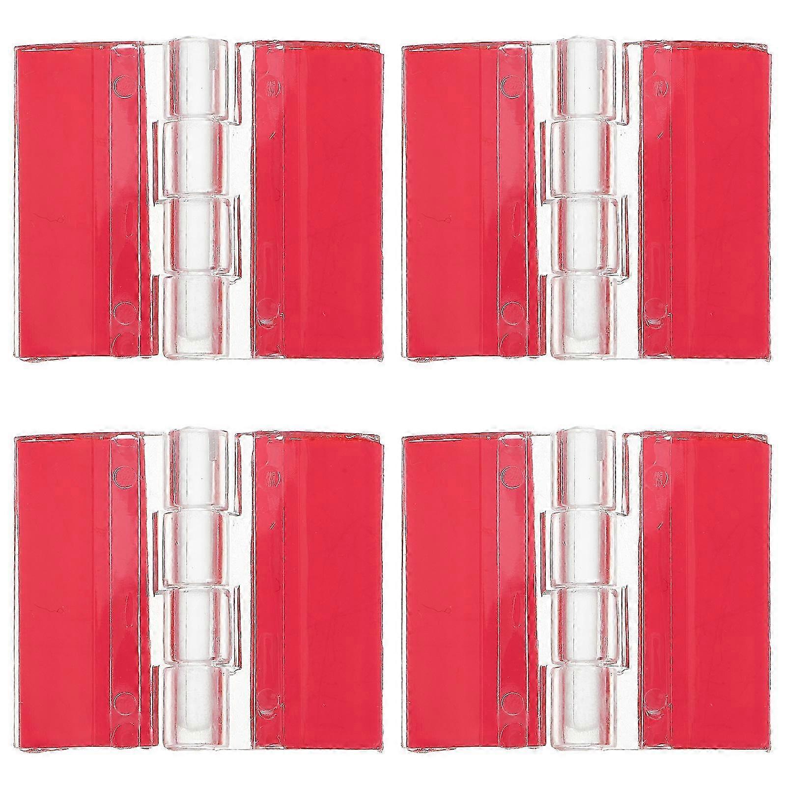Self-Adhesive Hinges Acrylic Multi-Functional Hinges compatible withCabinet Box 8Pcs