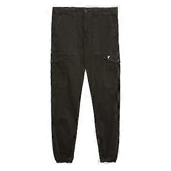 Lyle & Scott Mens Embroidered Logo Cargo Trousers