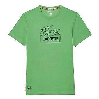 Lacoste Unisex T-Shirt für Erwachsene, Roland Garros Edition, reguläre Größe