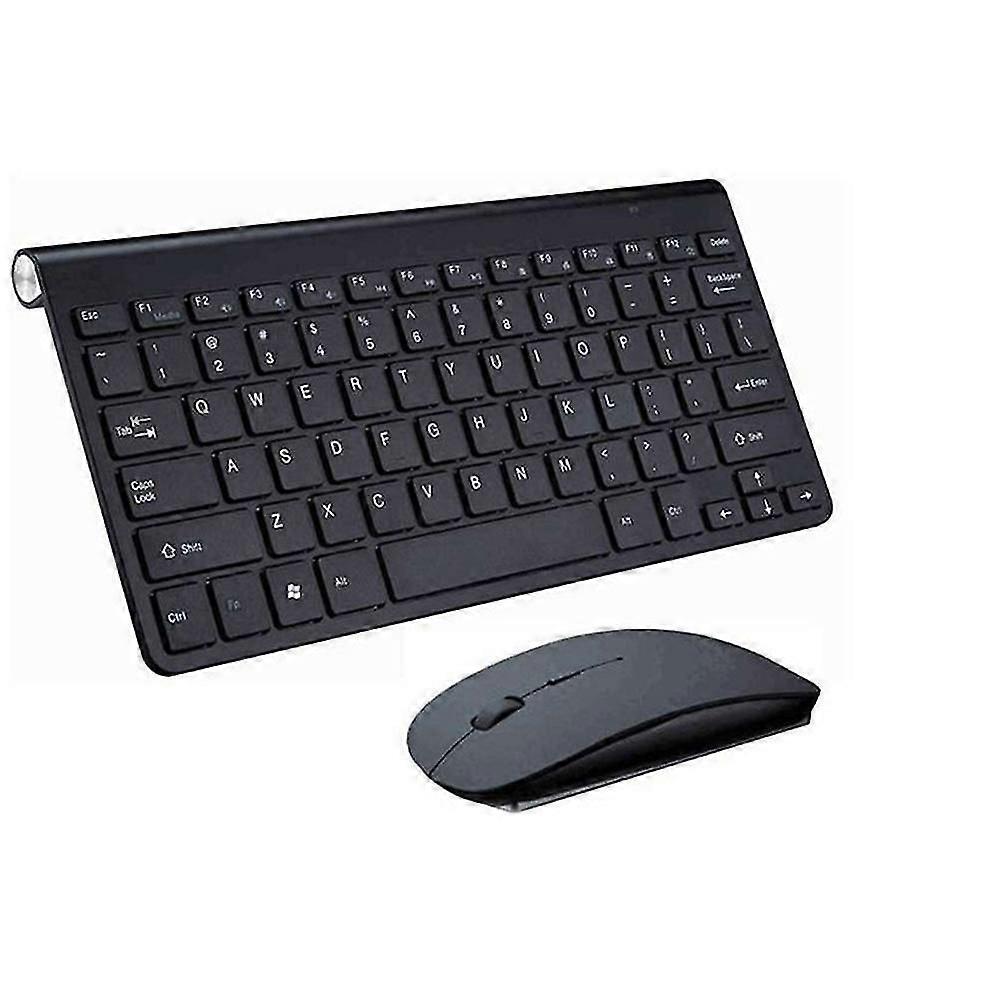 Wireless Keyboard Mouse Set Rubber Keycaps Ergonomic Noiseless Keyboard