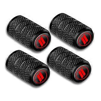 Stuks Auto Band Ventieldoppen - Aluminium Auto Ventieldoppen - Fiets Ventieldoppen met Afdichtring - Universele Kleppendeksels voor Auto's, Vrachtwagens, Motorfietsen, SU