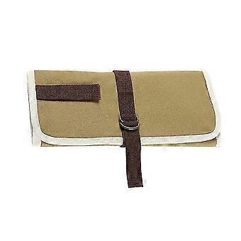 Canvas Hanging Cutlery Bag for Storage Outdoor Camping Tableware Organizer SC