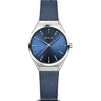Bering Azul Aço Inoxidável Ultra Slim 18729-307 Relógio Feminino