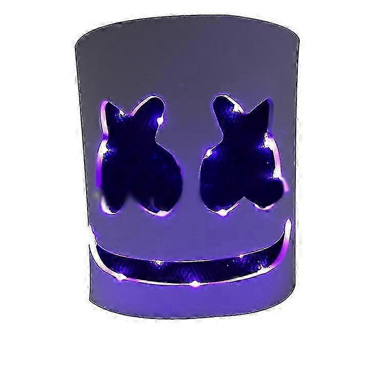 Full Head Masks Helmet,Halloween Glow Led Mask