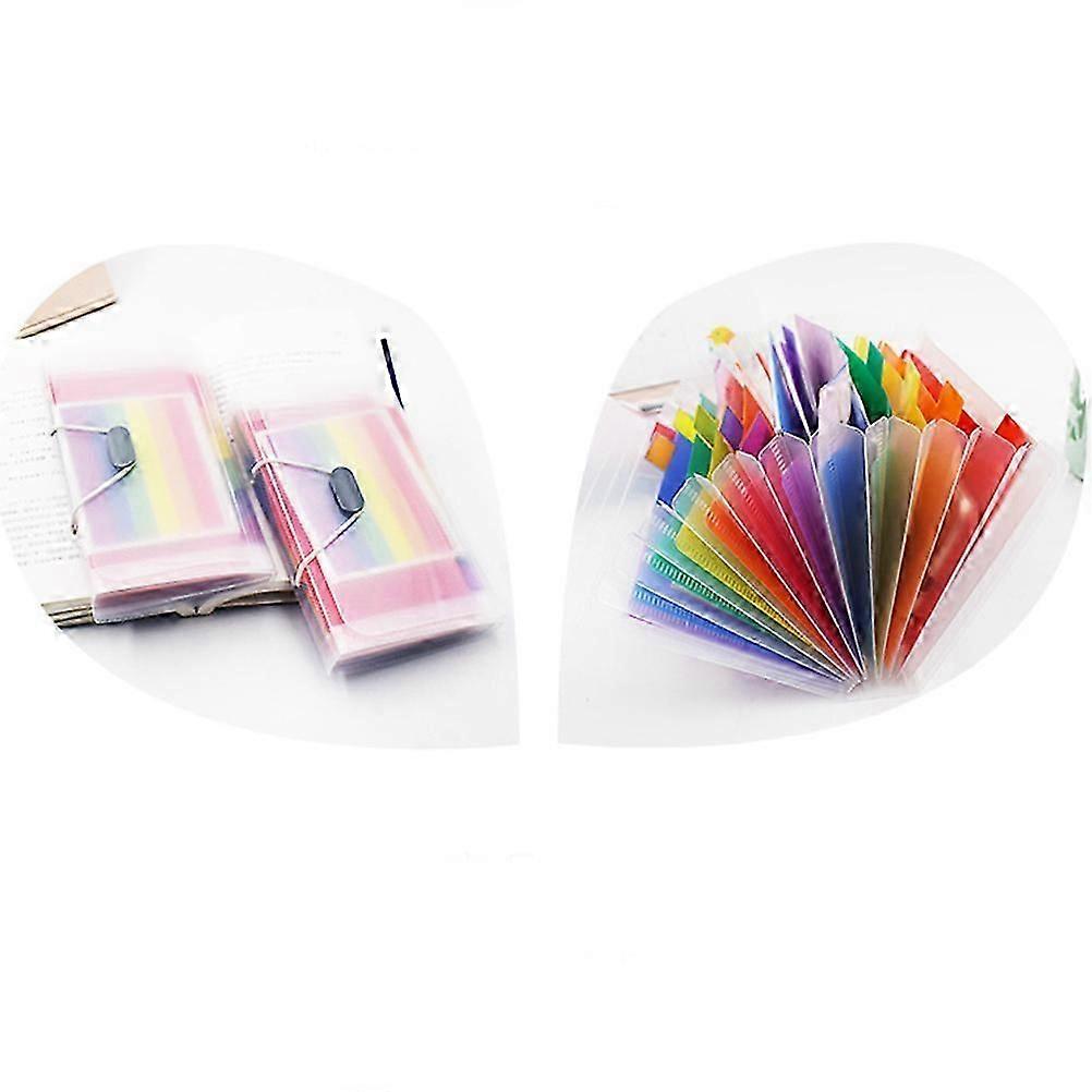 Expanding File Folder with 13 Pockets for Document Storage Assorted Color Plastic