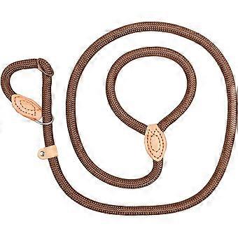 Hundkoppel, Hundkoppel Slip Koppel Selar Rep Lång Husdjur Stark Träning Promenader Simning Vandring (Kaffe, 6 mm x 1,5 meter)