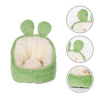 Warm huisdierbedje van pluche voor hamsters, geschikt voor de winter (één stuk).