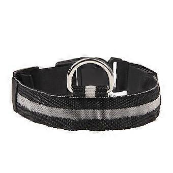 LED pet safety collarXL Black)