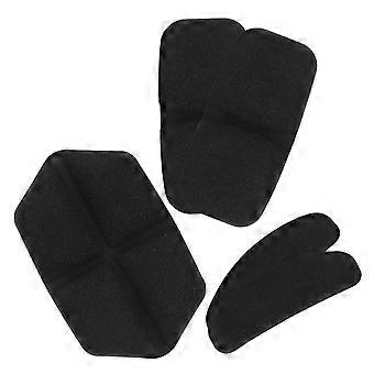 Kit de 5 peças de acolchoamento para capacete de bicicleta, kit de reparo para capacetes de motocicleta, acolchoamento respirável e confortável para capacete, almofadas de substituição para capacete de bicicleta.