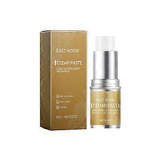 Creme em bastão East Moon Men's (aroma de cedro) - Refrescante, não pegajoso, fragrância duradoura. Aplique o creme em bastão para dar charme aos homens.
