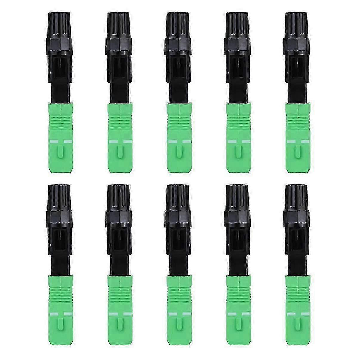 10pcs SC Optical Fiber Fast Cold Quickly Connector Optic Cable Adapter Singlemode