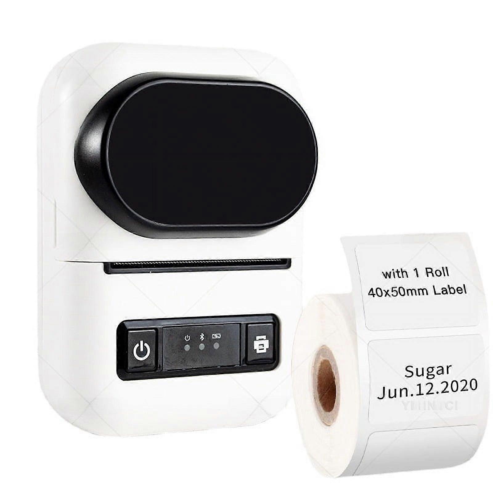 Portable Bluetooth portable thermal barcode printer mobile phone Bluetooth computer label printer