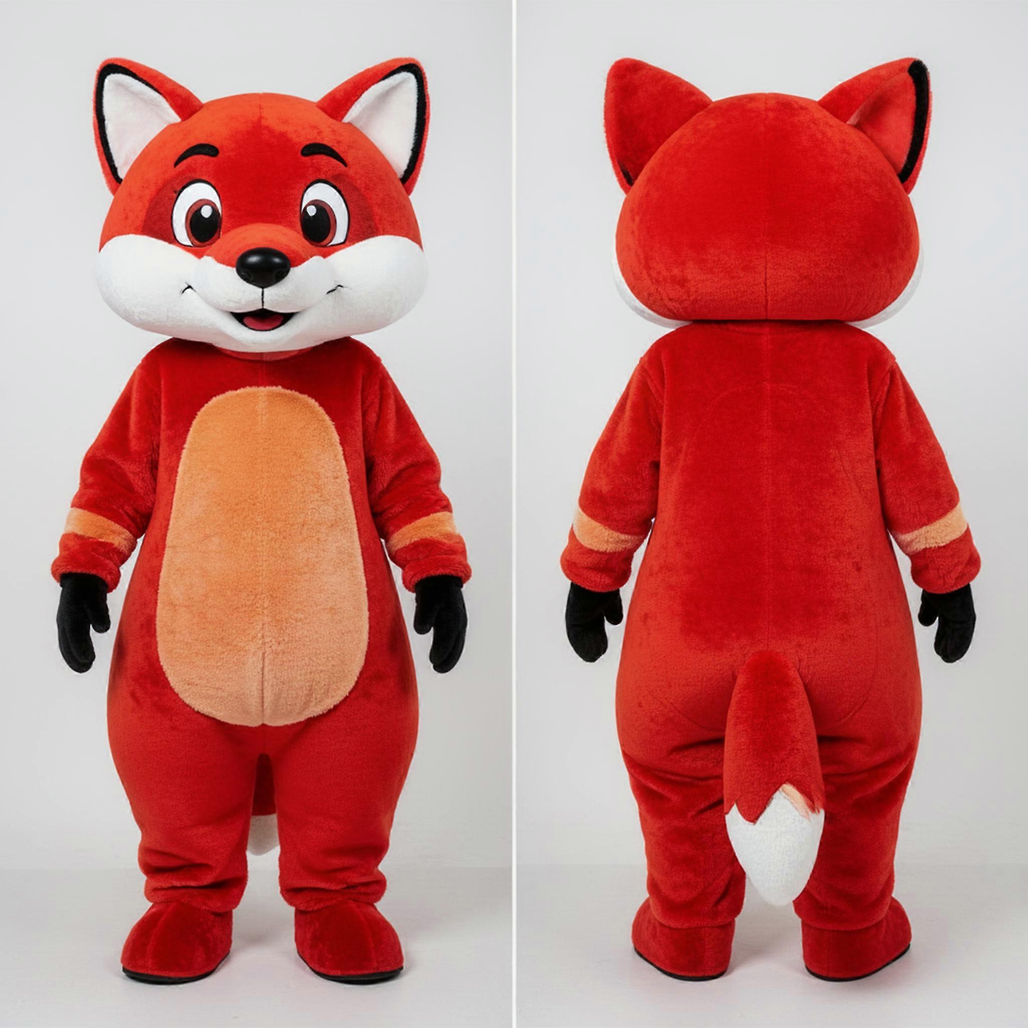 MASTICOT Crimson Rounded Marten Mascot
