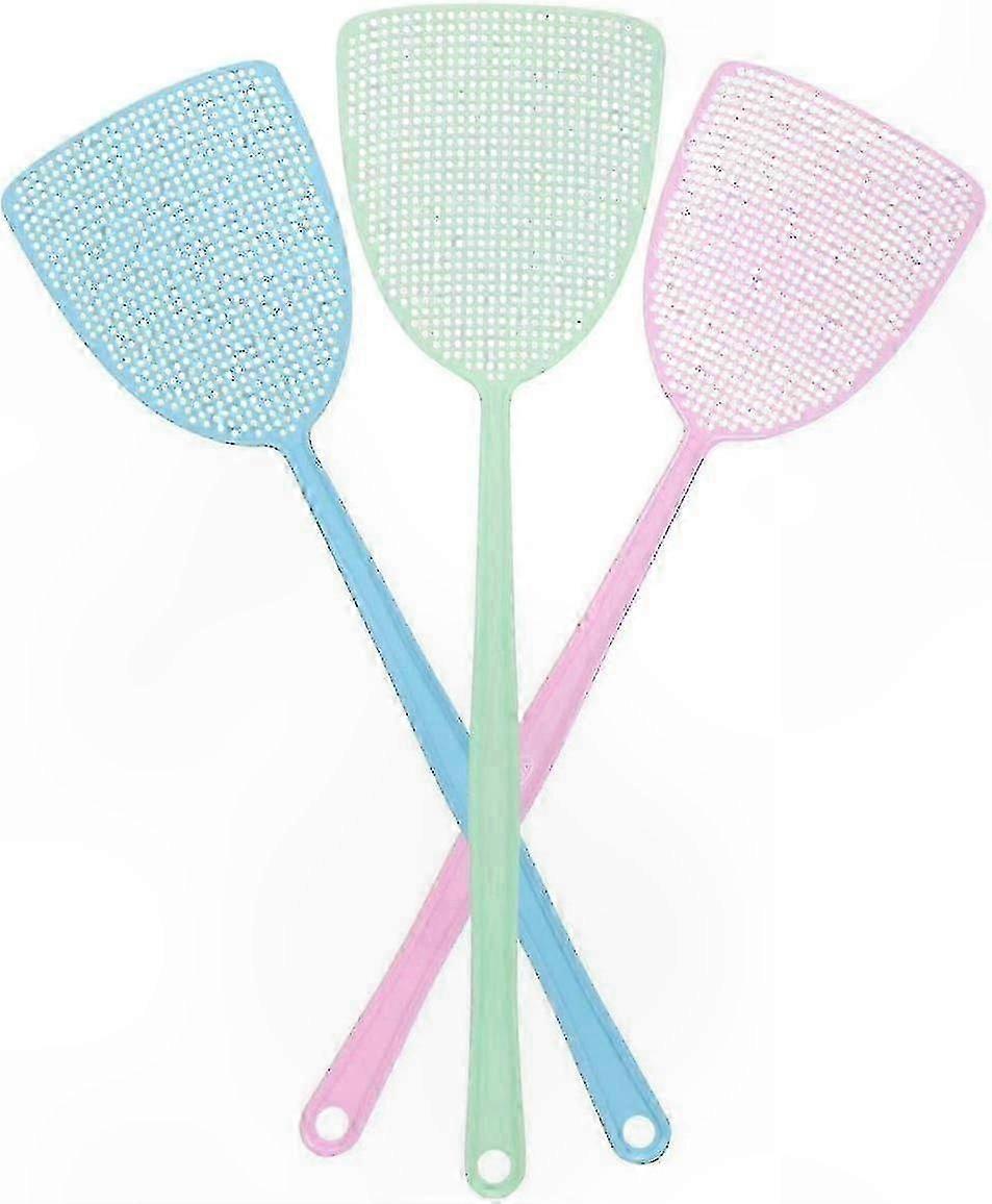 Pest Control Swatter Set - 3-Pack with Multiple Colors for Efficient Insect Management
